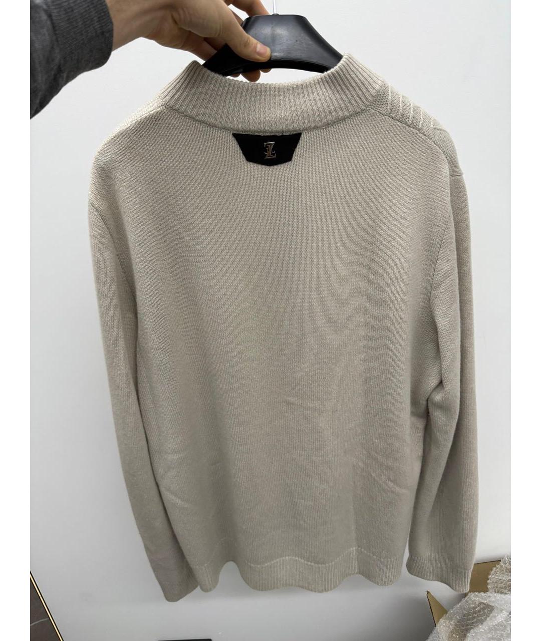 ZILLI Бежевый кашемировый джемпер / свитер, фото 2
