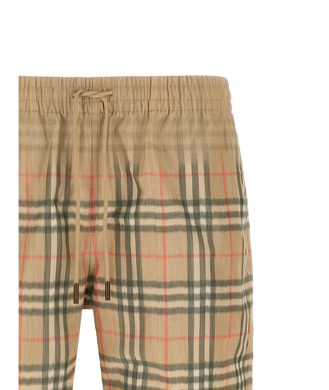 BURBERRY Бежевые полиэстеровые плавки, фото 3