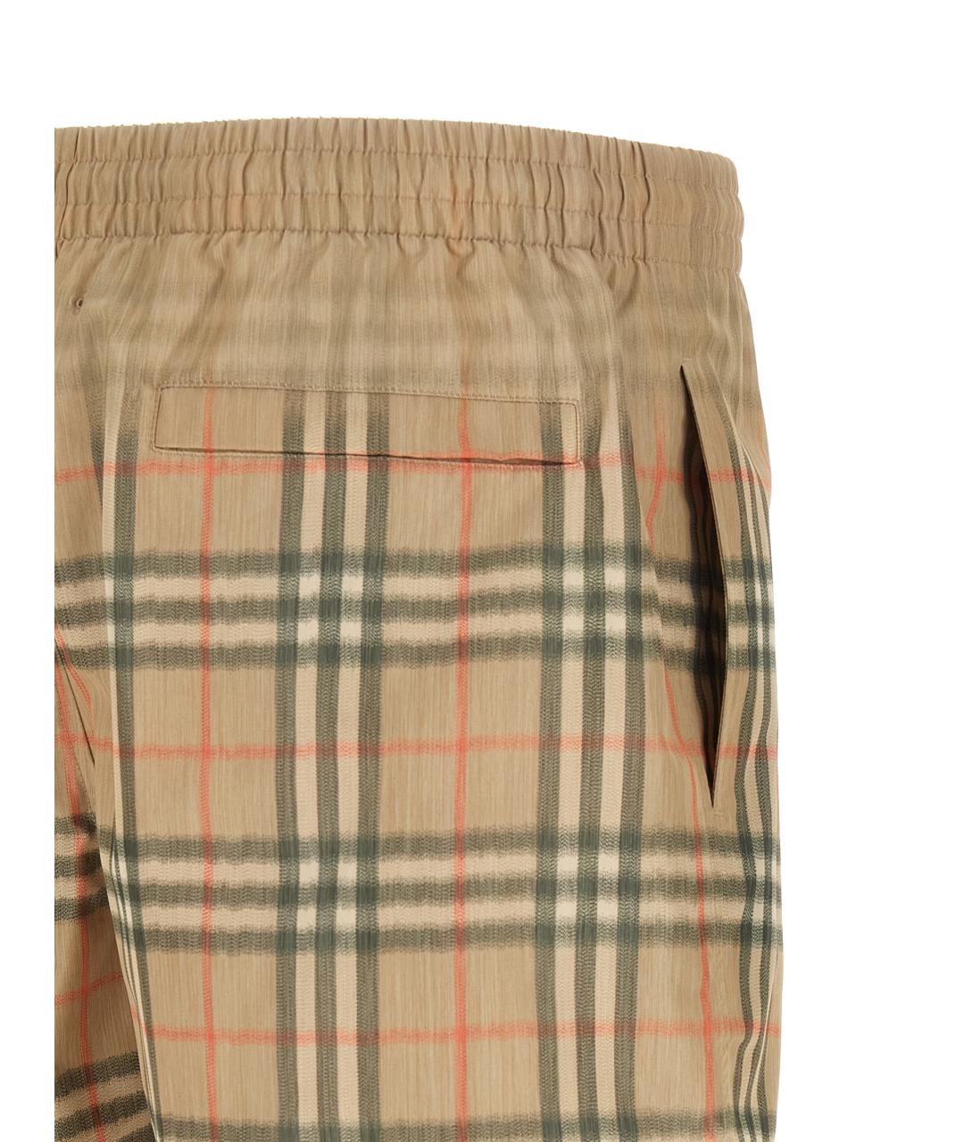 BURBERRY Бежевые полиэстеровые плавки, фото 4
