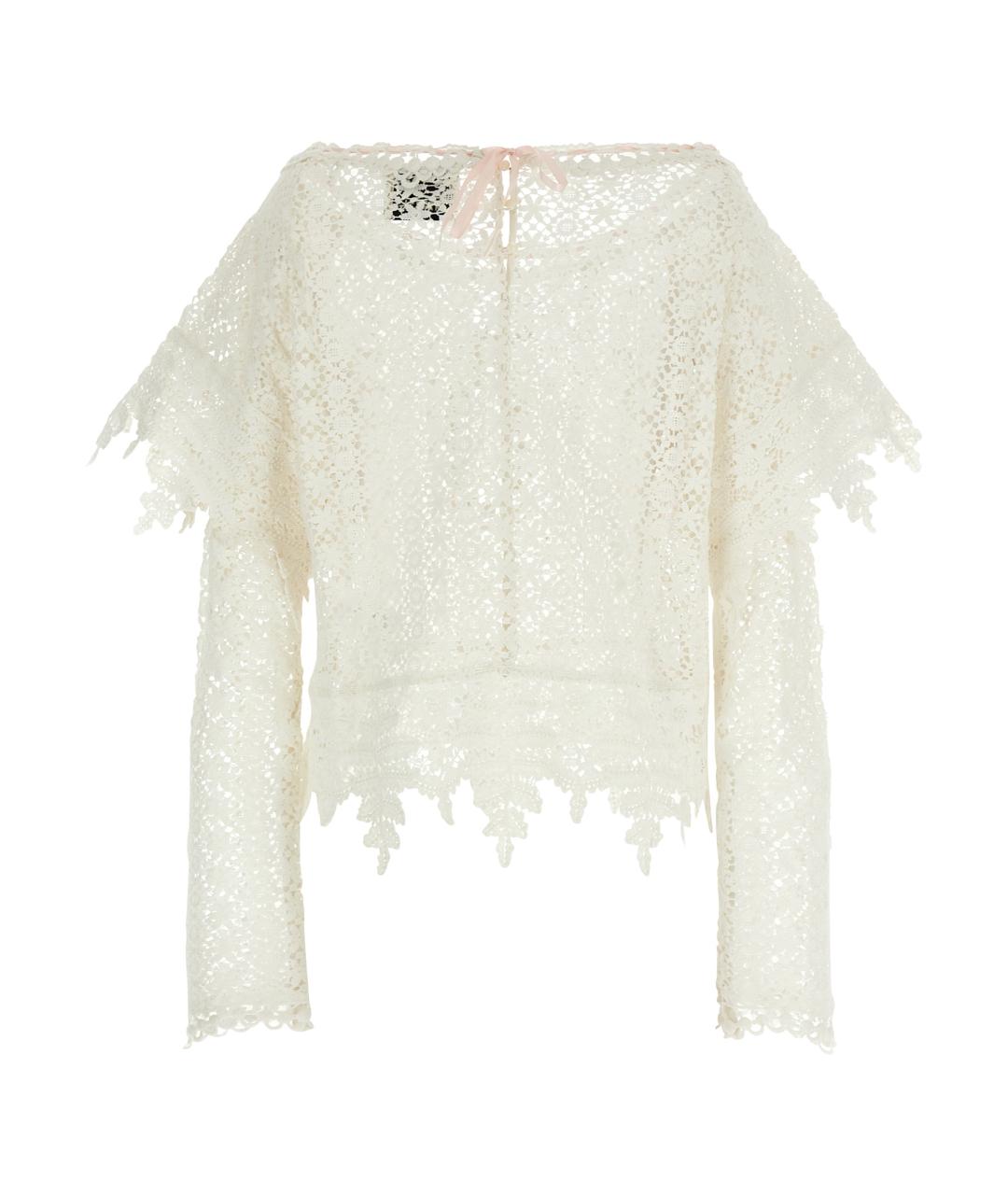 ISABEL MARANT Белая хлопковая блузы, фото 3