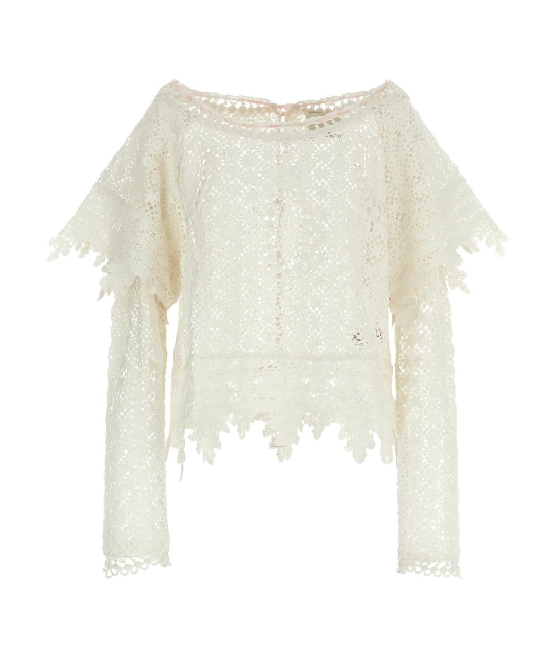 ISABEL MARANT Белая хлопковая блузы, фото 1