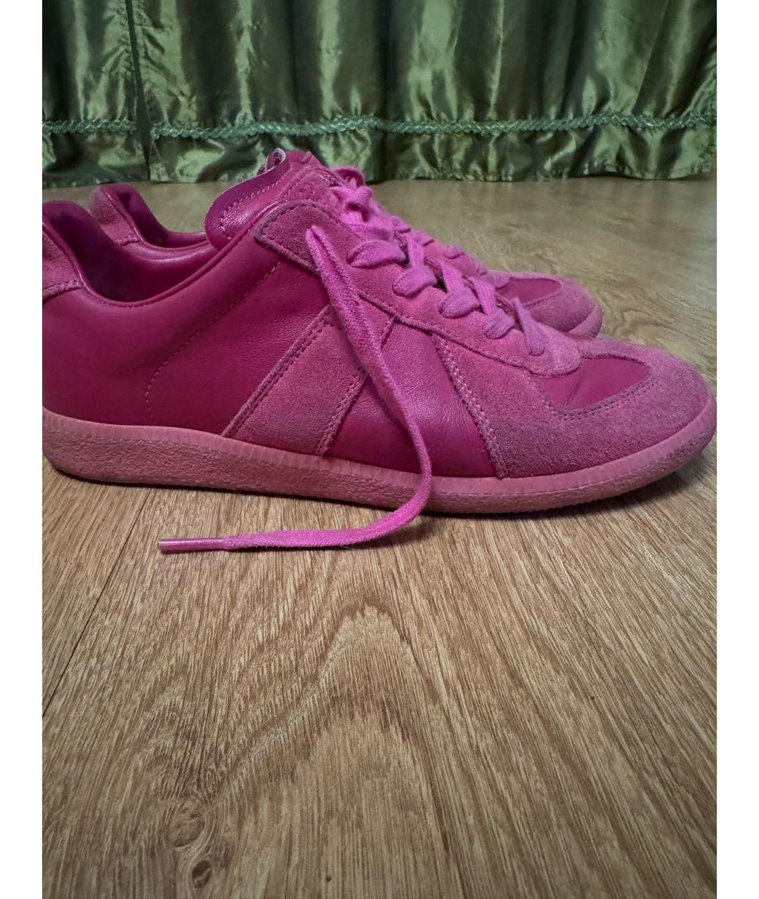 MM6 MAISON MARGIELA Розовые кеды, фото 2