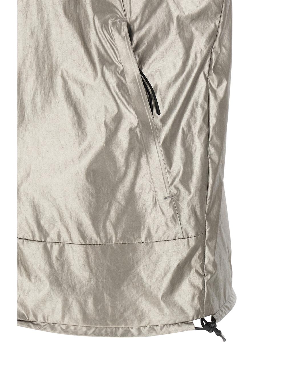CP COMPANY Серебрянный полиэстеровый жилет, фото 4