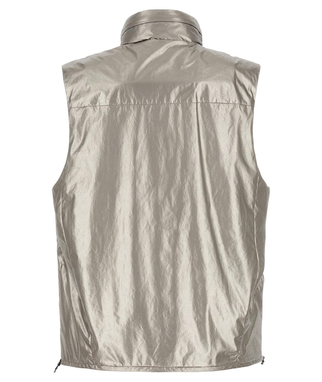 CP COMPANY Серебрянный полиэстеровый жилет, фото 2