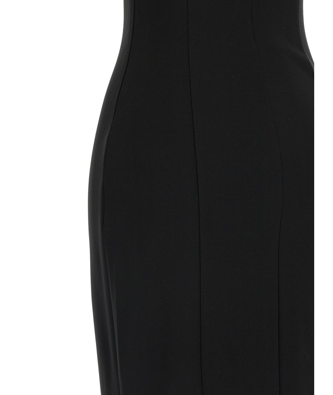 NENSI DOJAKA Черное вискозное вечернее платье, фото 4