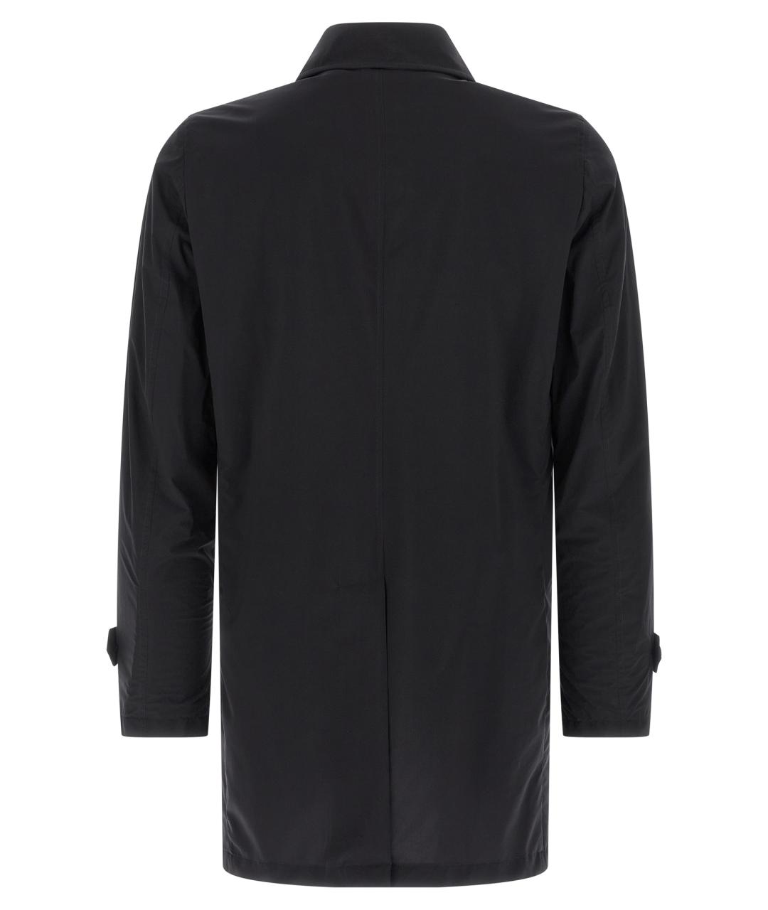 MOORER Синий полиамидовый тренч / плащ, фото 2