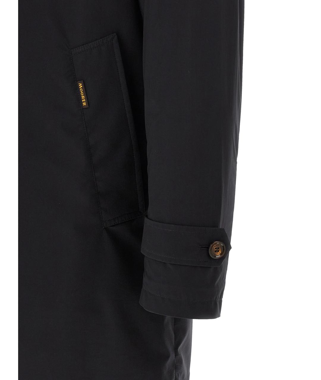 MOORER Синий полиамидовый тренч / плащ, фото 4