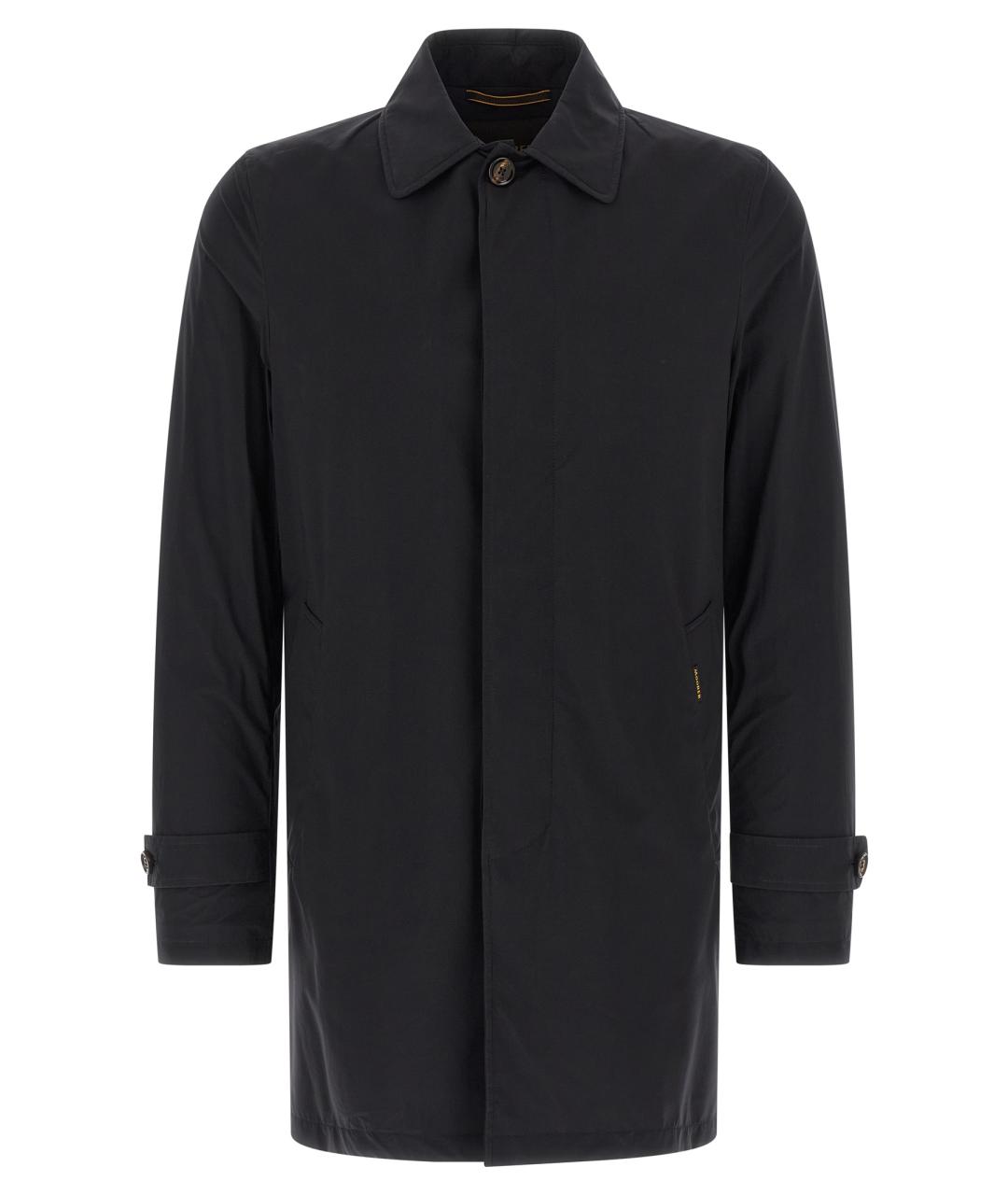 MOORER Синий полиамидовый тренч / плащ, фото 1