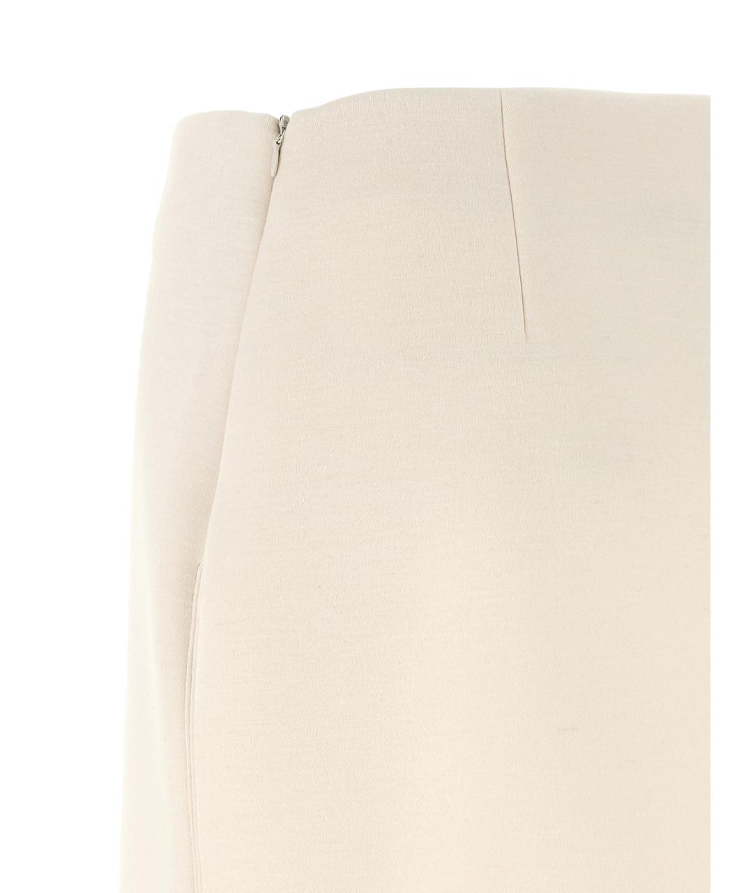 FABIANA FILIPPI Бежевая юбка мини, фото 4