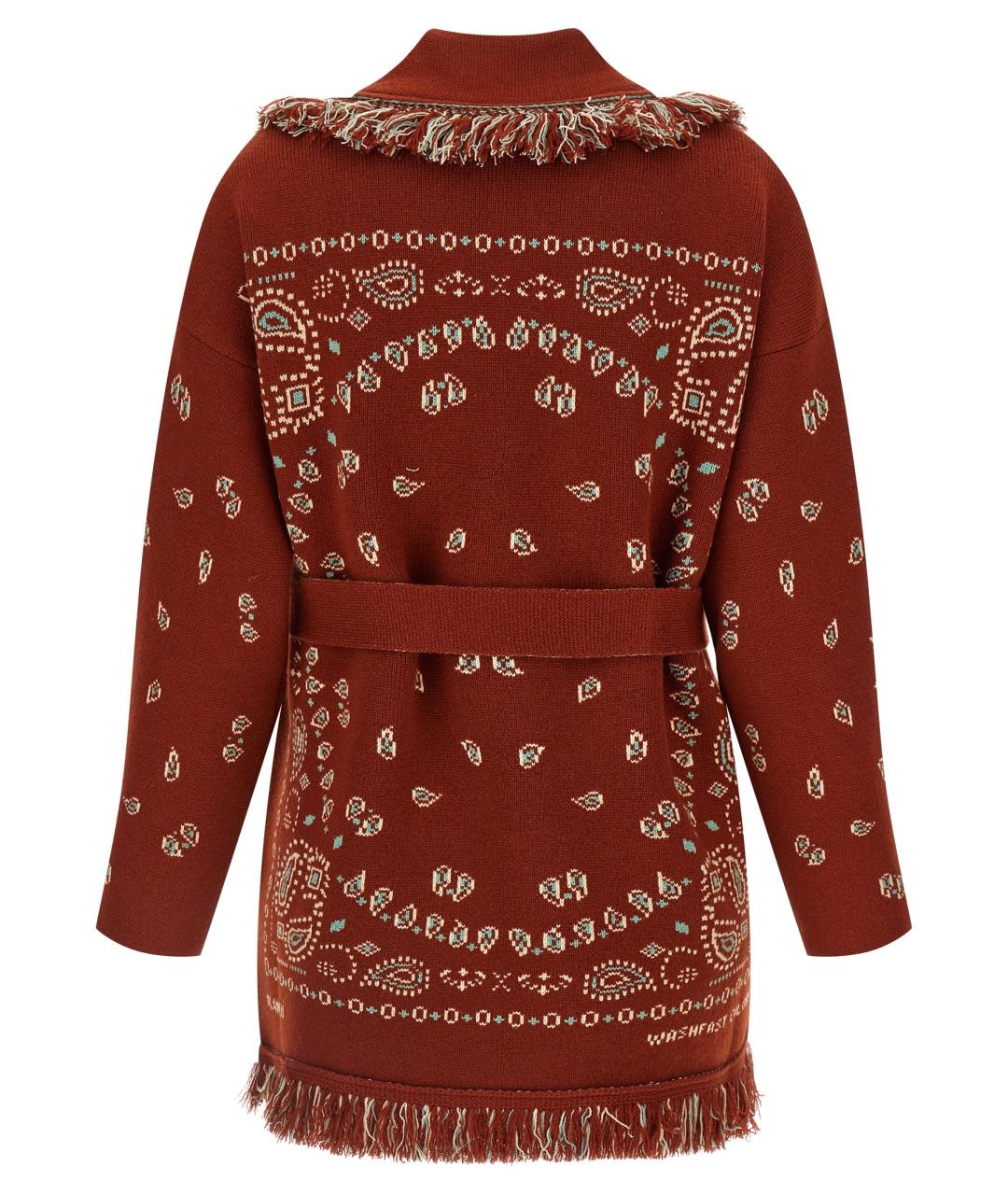 ALANUI Коричневый кашемировый кардиган, фото 2