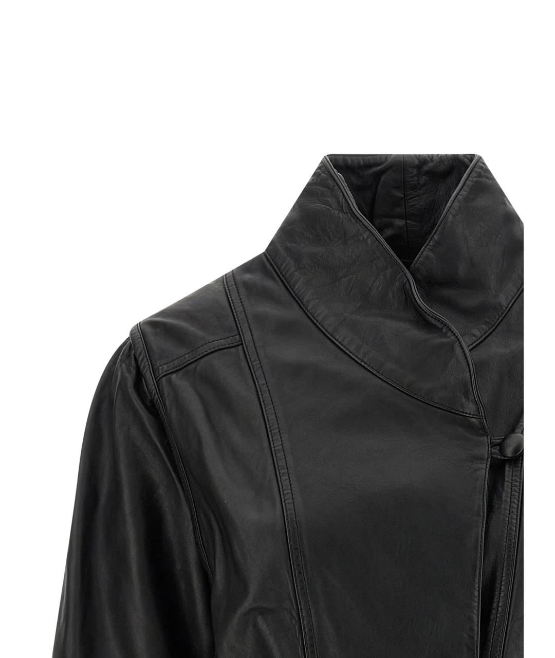 ISABEL MARANT Черная кожаная куртка, фото 3