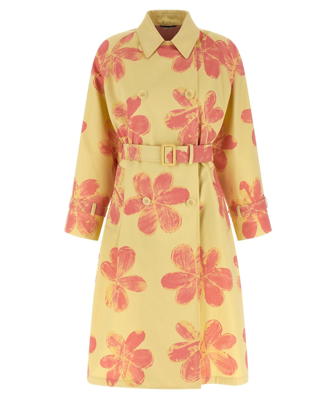 WEEKEND MAX MARA Мульти хлопковый тренч/плащ, фото 1