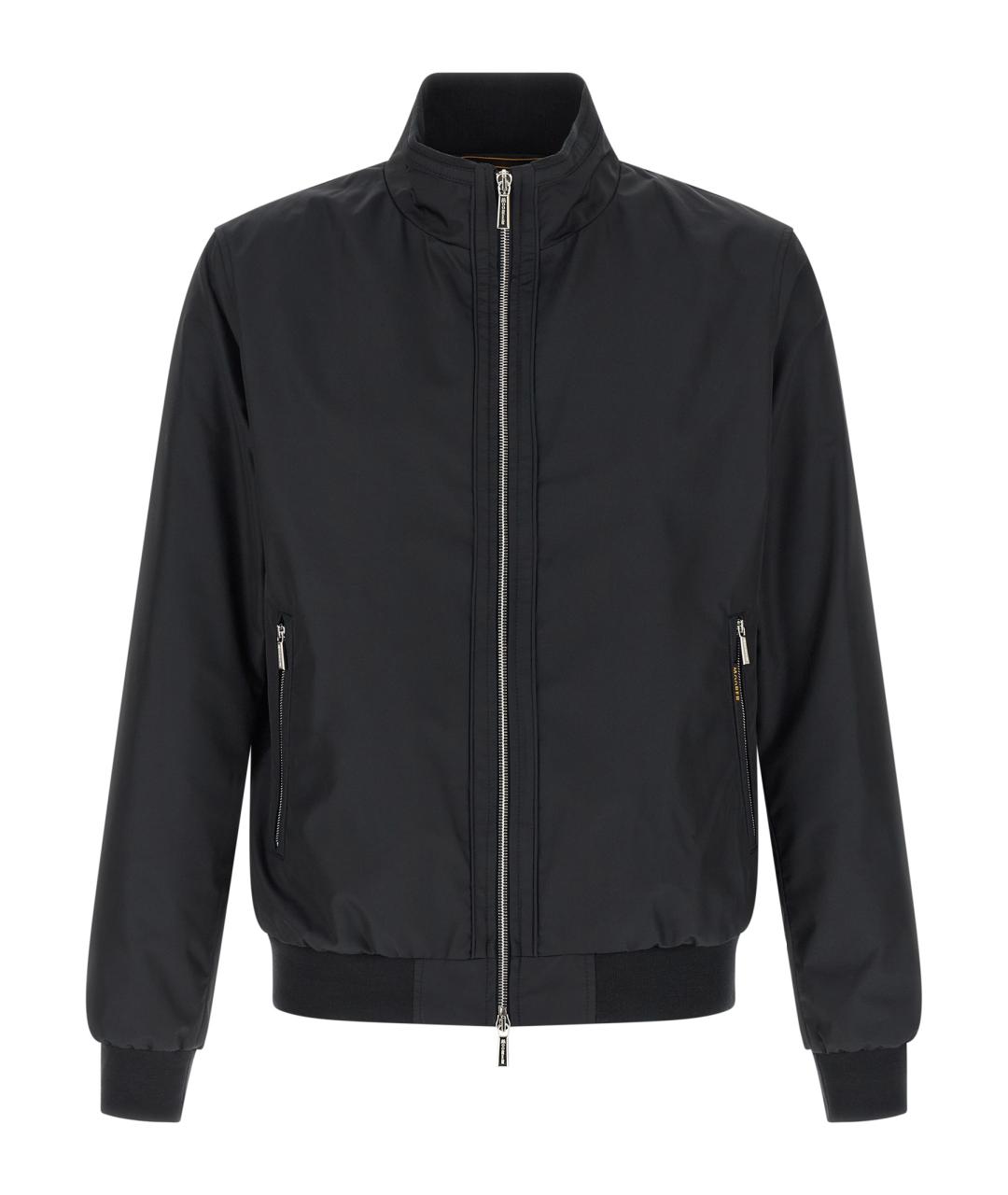 MOORER Синяя полиэстеровая куртка, фото 1