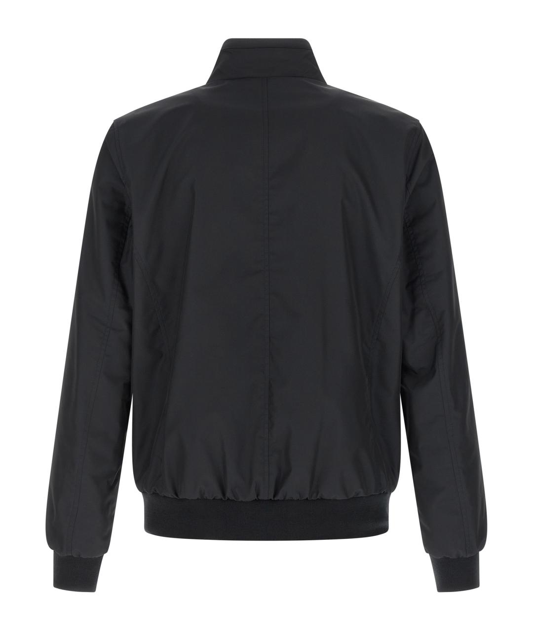 MOORER Синяя полиэстеровая куртка, фото 2