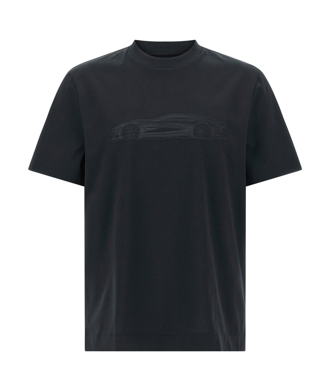 HUGO BOSS Синяя хлопковая футболка, фото 1