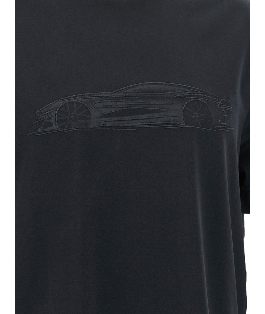 HUGO BOSS Синяя хлопковая футболка, фото 4