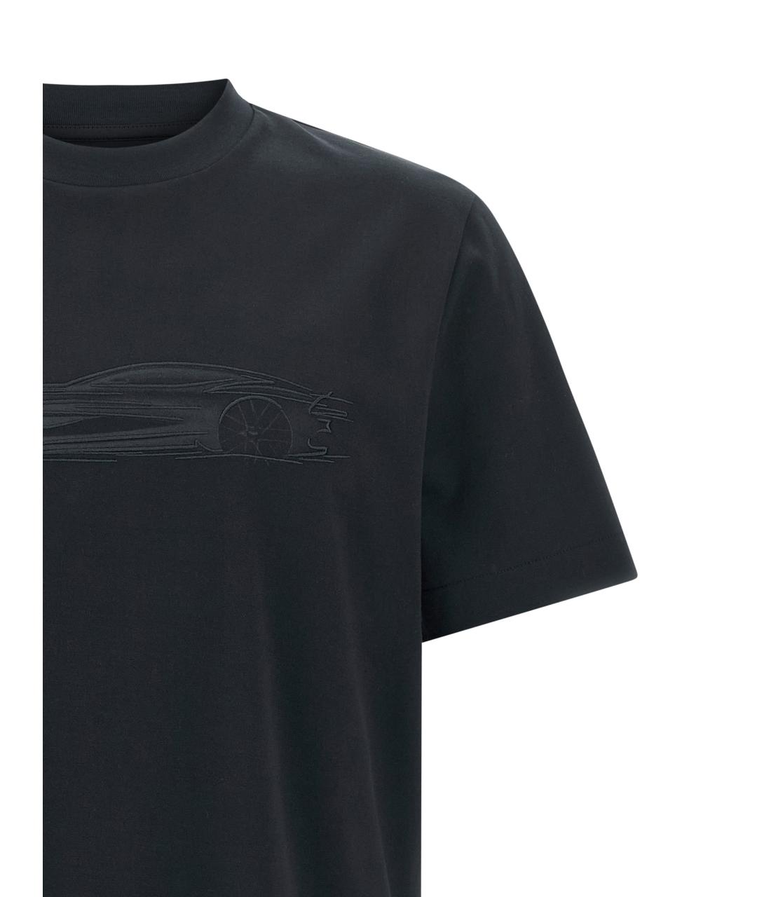 HUGO BOSS Синяя хлопковая футболка, фото 3