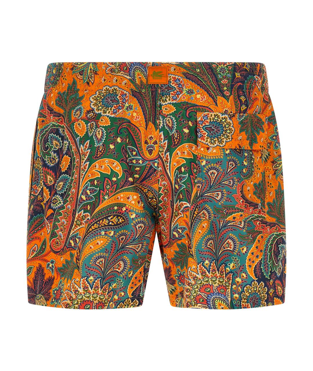 ETRO Оранжевое полиэстеровые плавки, фото 2