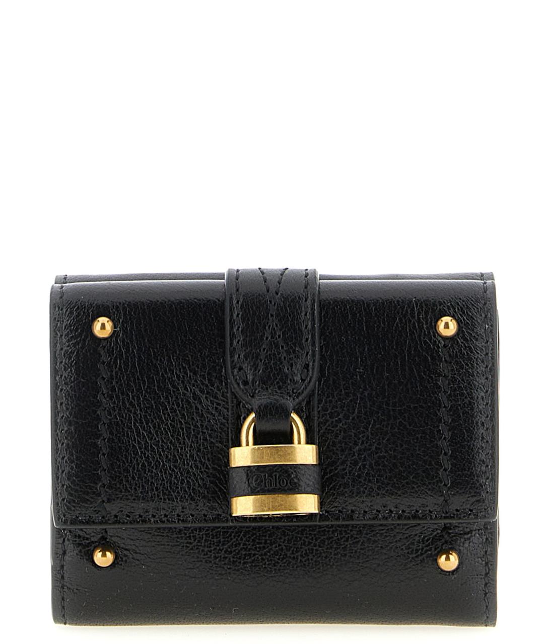 CHLOE Черный кожаный кошелек, фото 1