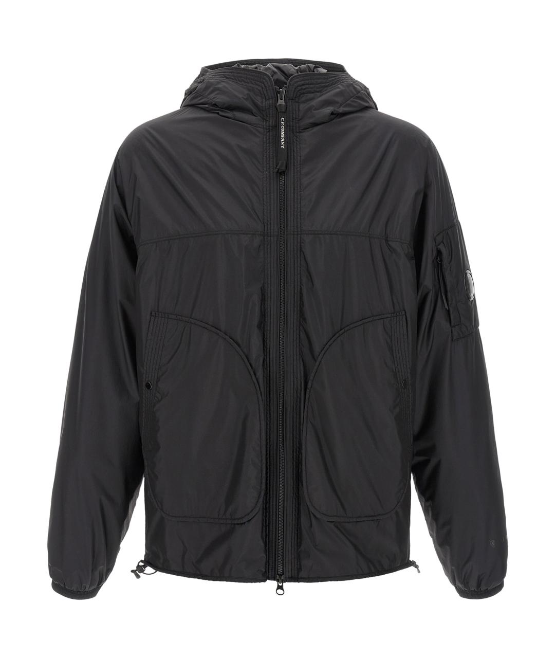 CP COMPANY Черная полиамидовая куртка, фото 1