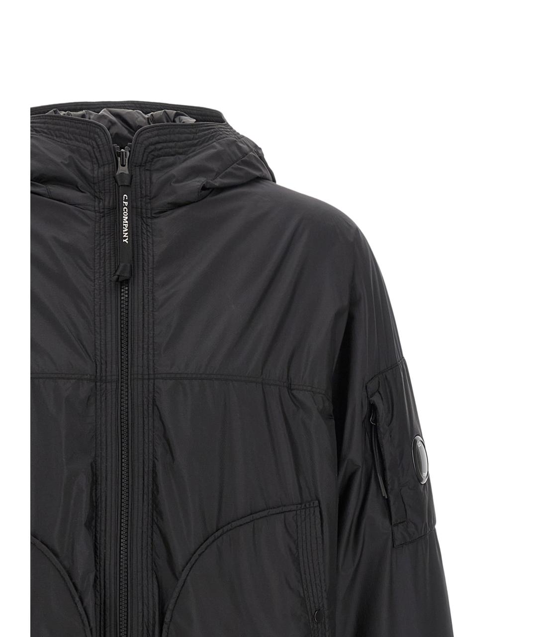 CP COMPANY Черная полиамидовая куртка, фото 3