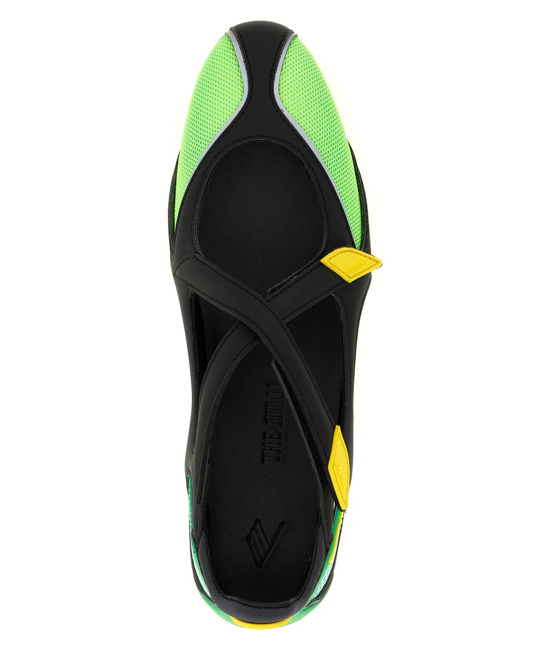 THE ATTICO Зеленые балетки, фото 4