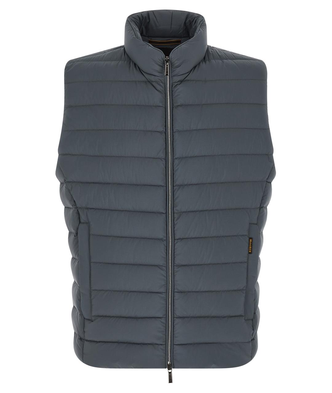 MOORER Синий полиамидовый жилет, фото 1