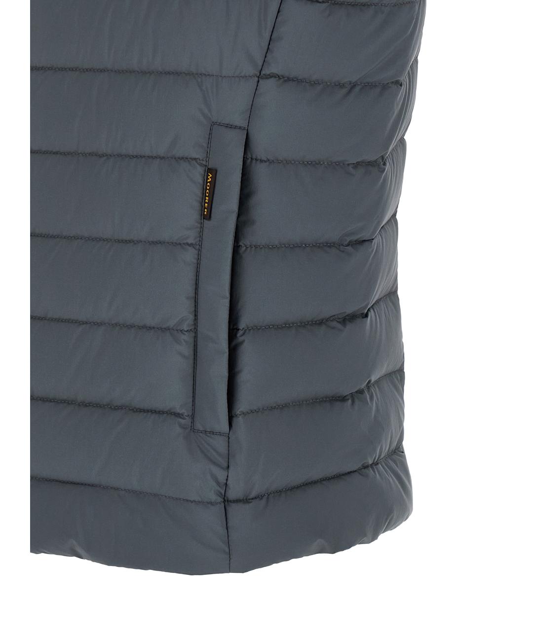 MOORER Синий полиамидовый жилет, фото 4