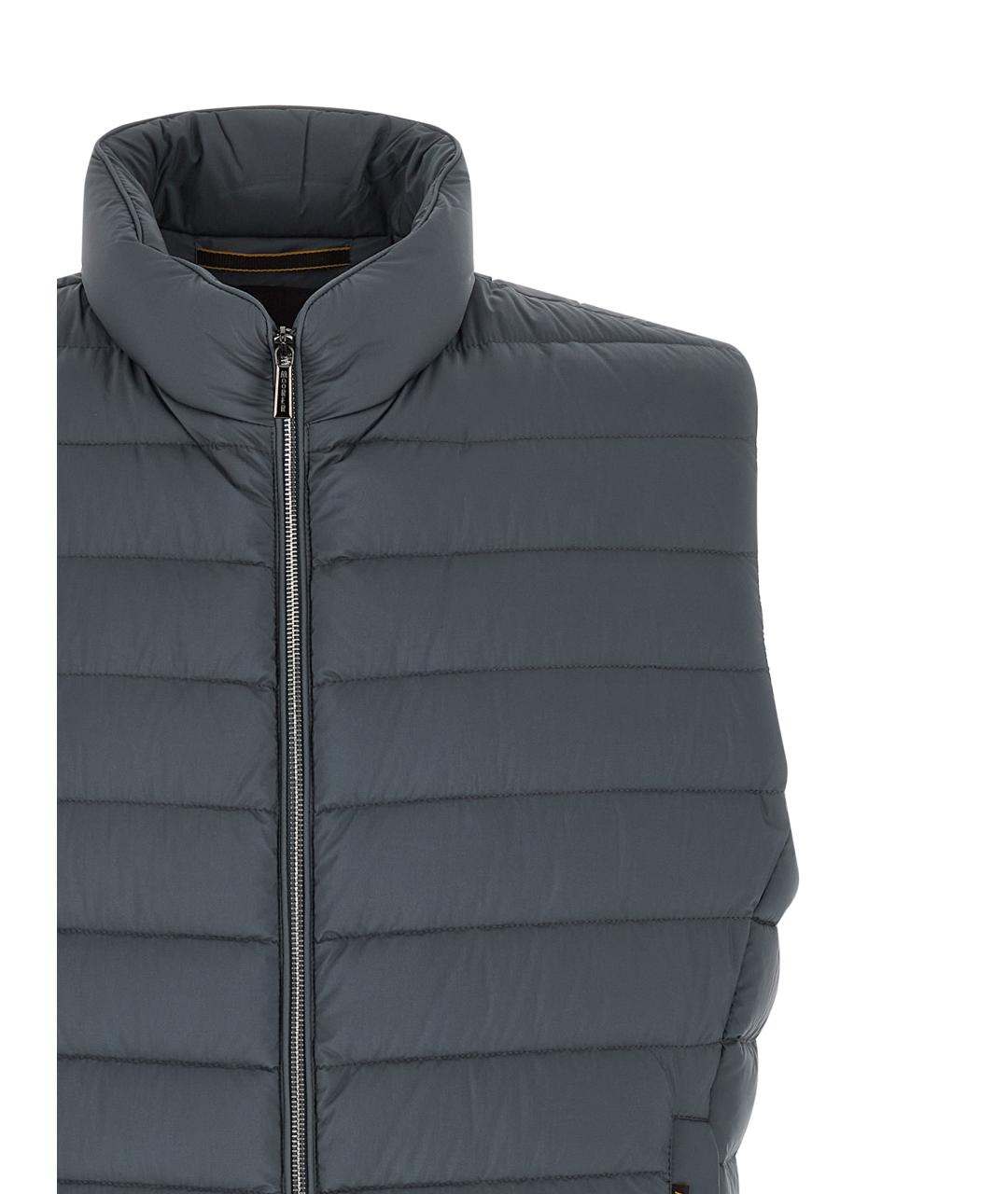 MOORER Синий полиамидовый жилет, фото 3