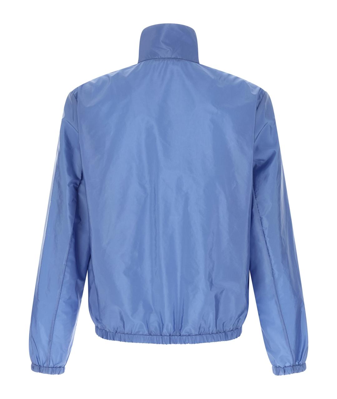PRADA Голубая полиамидовая куртка, фото 2