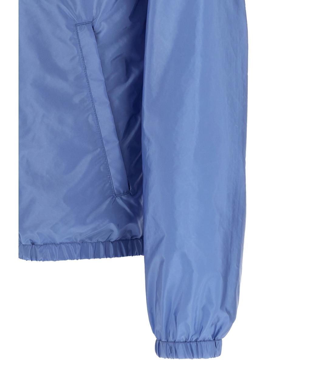 PRADA Голубая полиамидовая куртка, фото 4