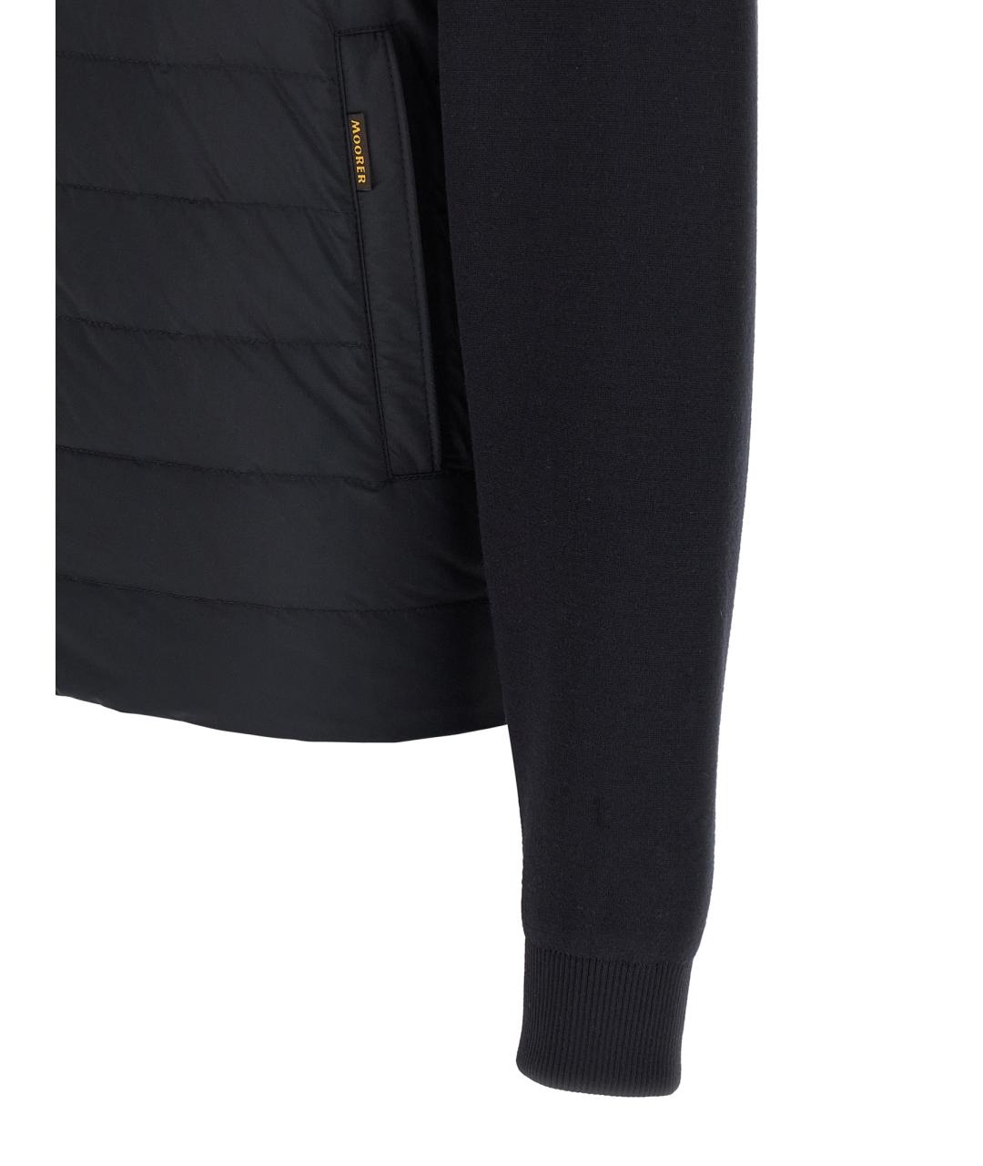 MOORER Синяя полиамидовая куртка, фото 4