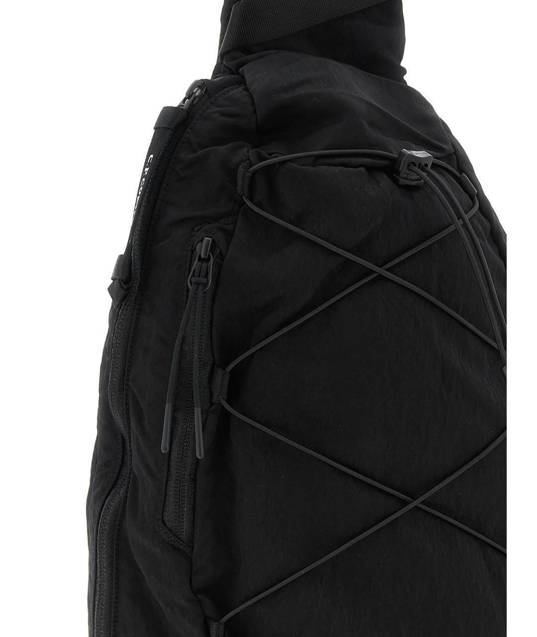 CP COMPANY Черный синтетический рюкзак, фото 3