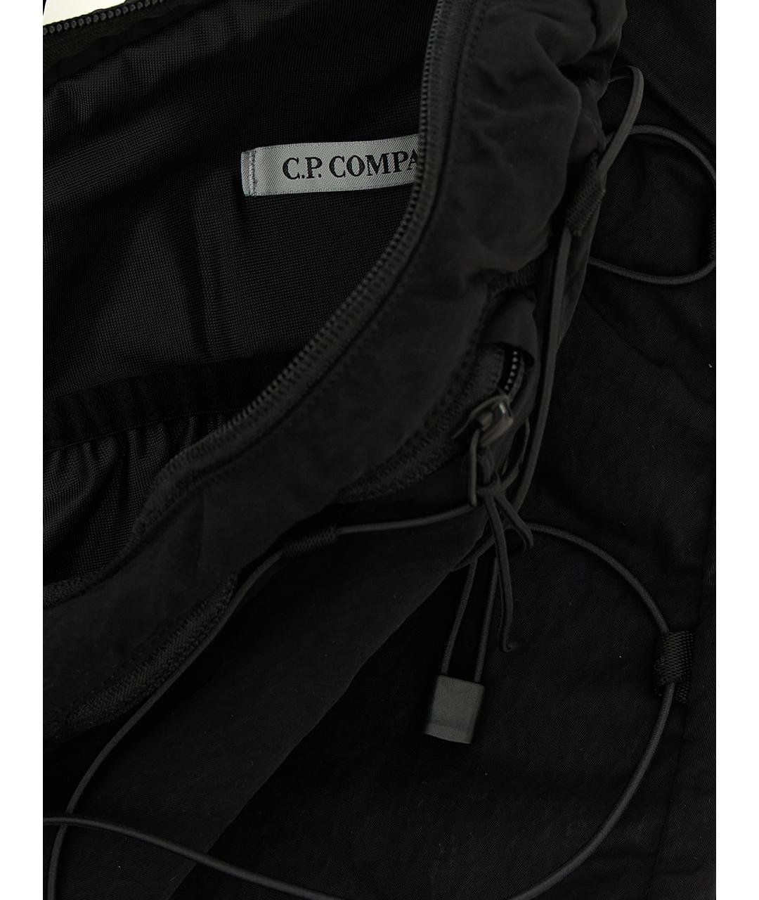 CP COMPANY Черный синтетический рюкзак, фото 4