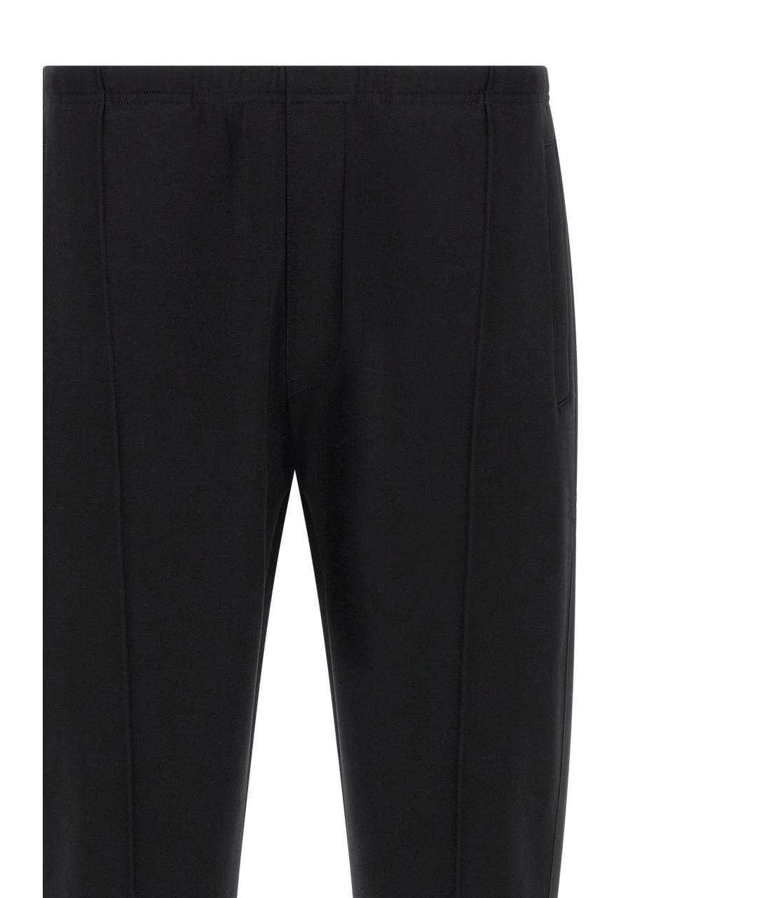 PRADA Черные хлопковые повседневные брюки, фото 3