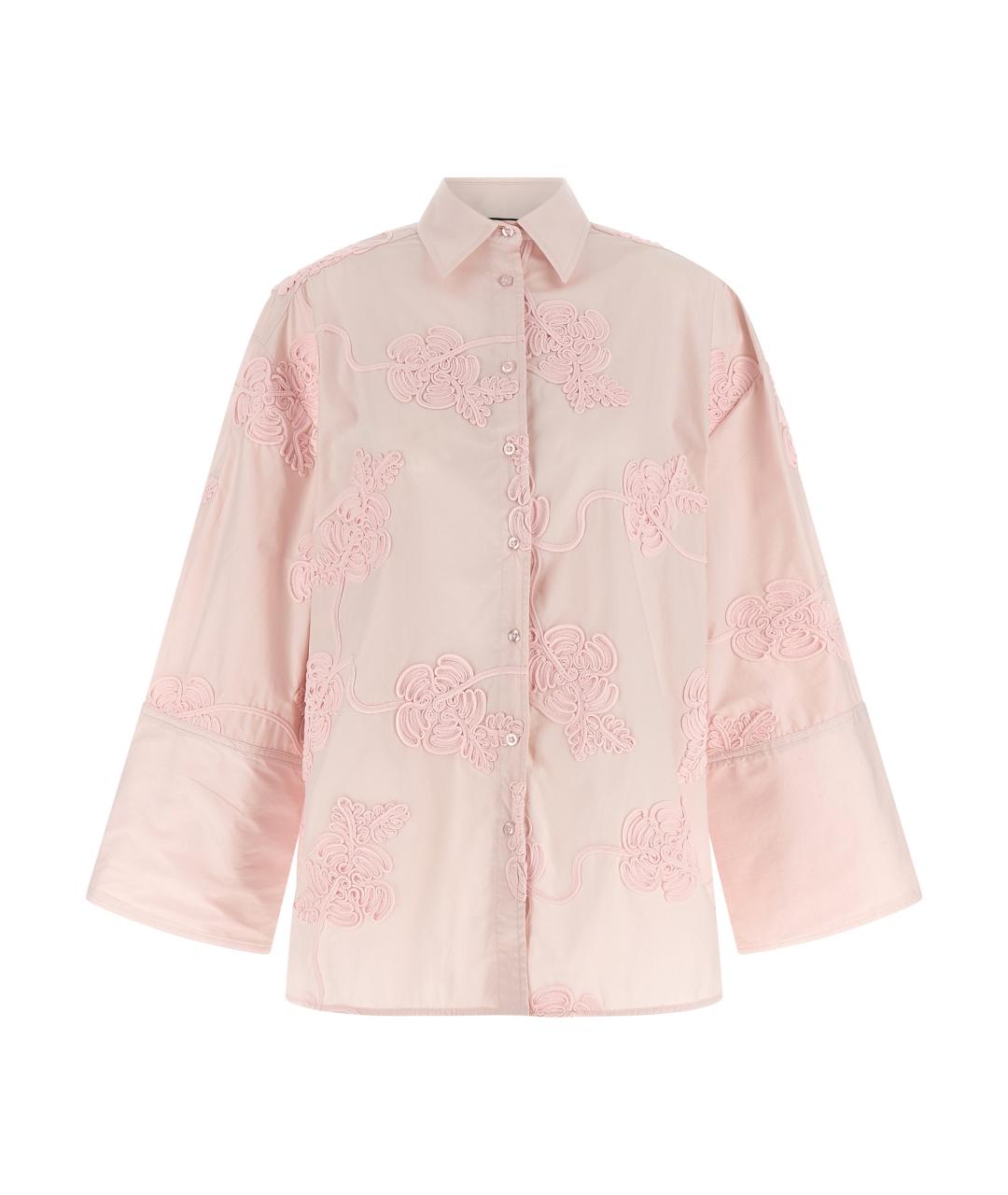 ROTATE Розовая хлопковая рубашка, фото 1