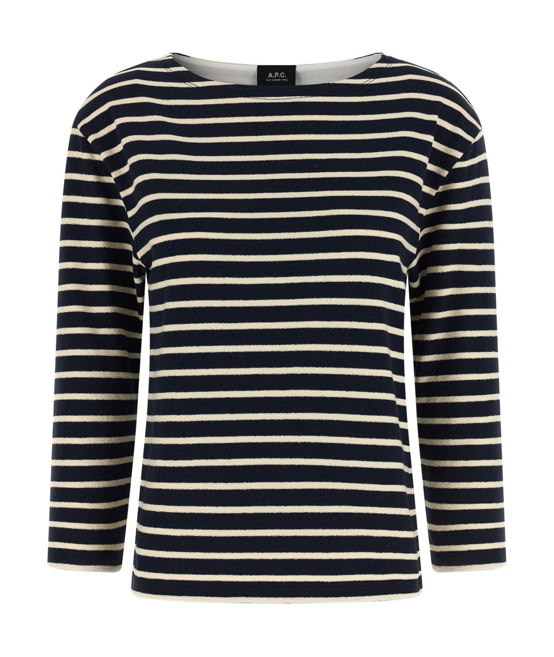 A.P.C. Синяя хлопковая водолазка, фото 1