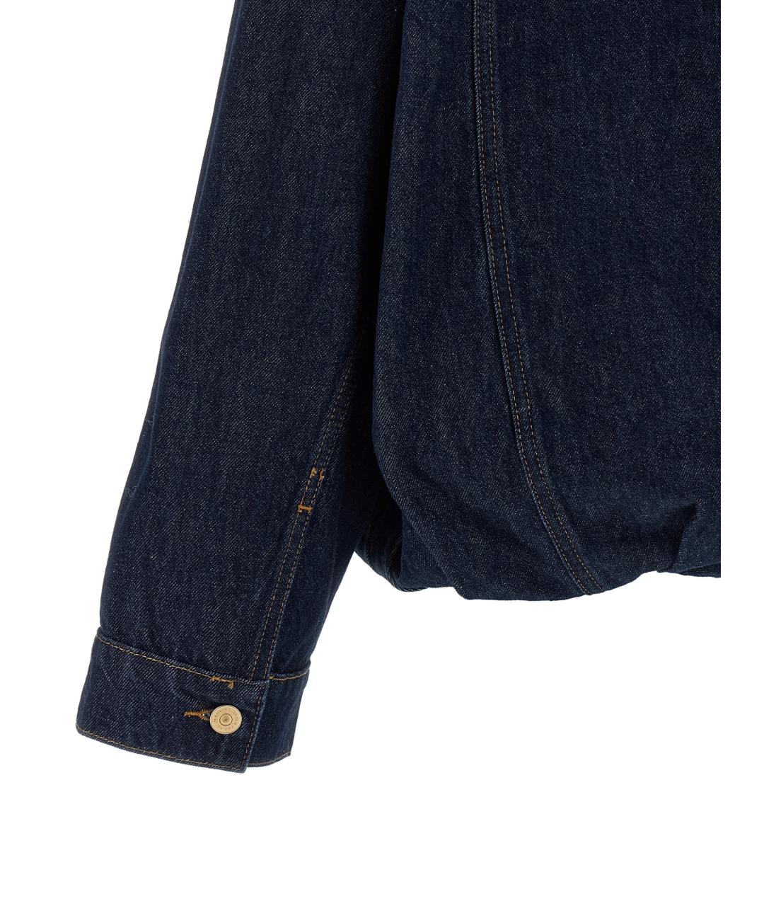 7 FOR ALL MANKIND Синяя деним куртка, фото 4