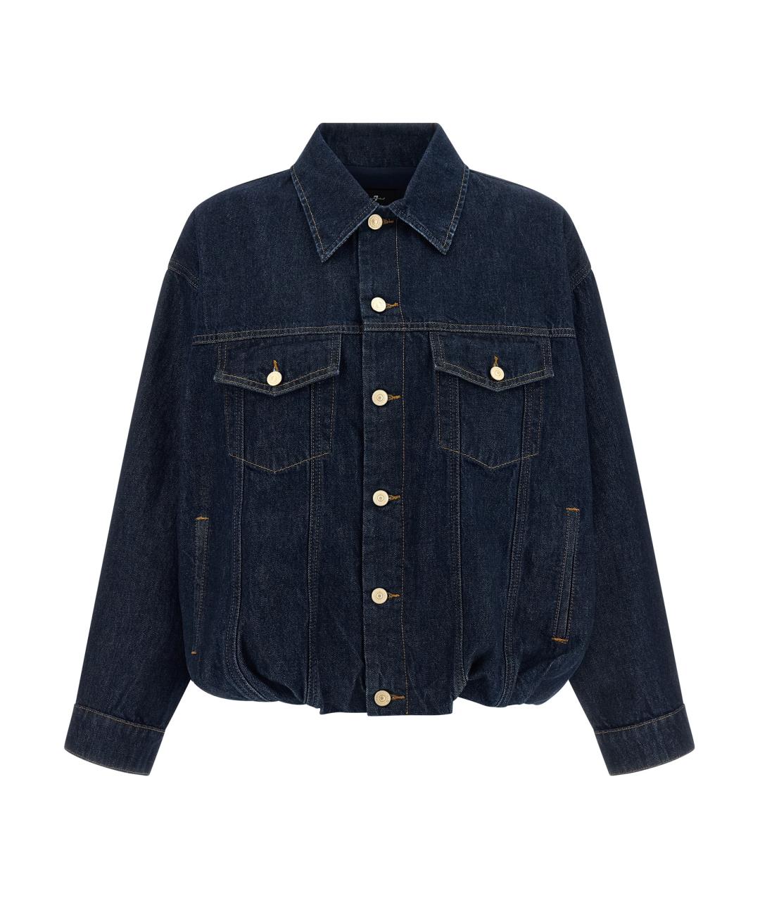 7 FOR ALL MANKIND Синяя деним куртка, фото 1