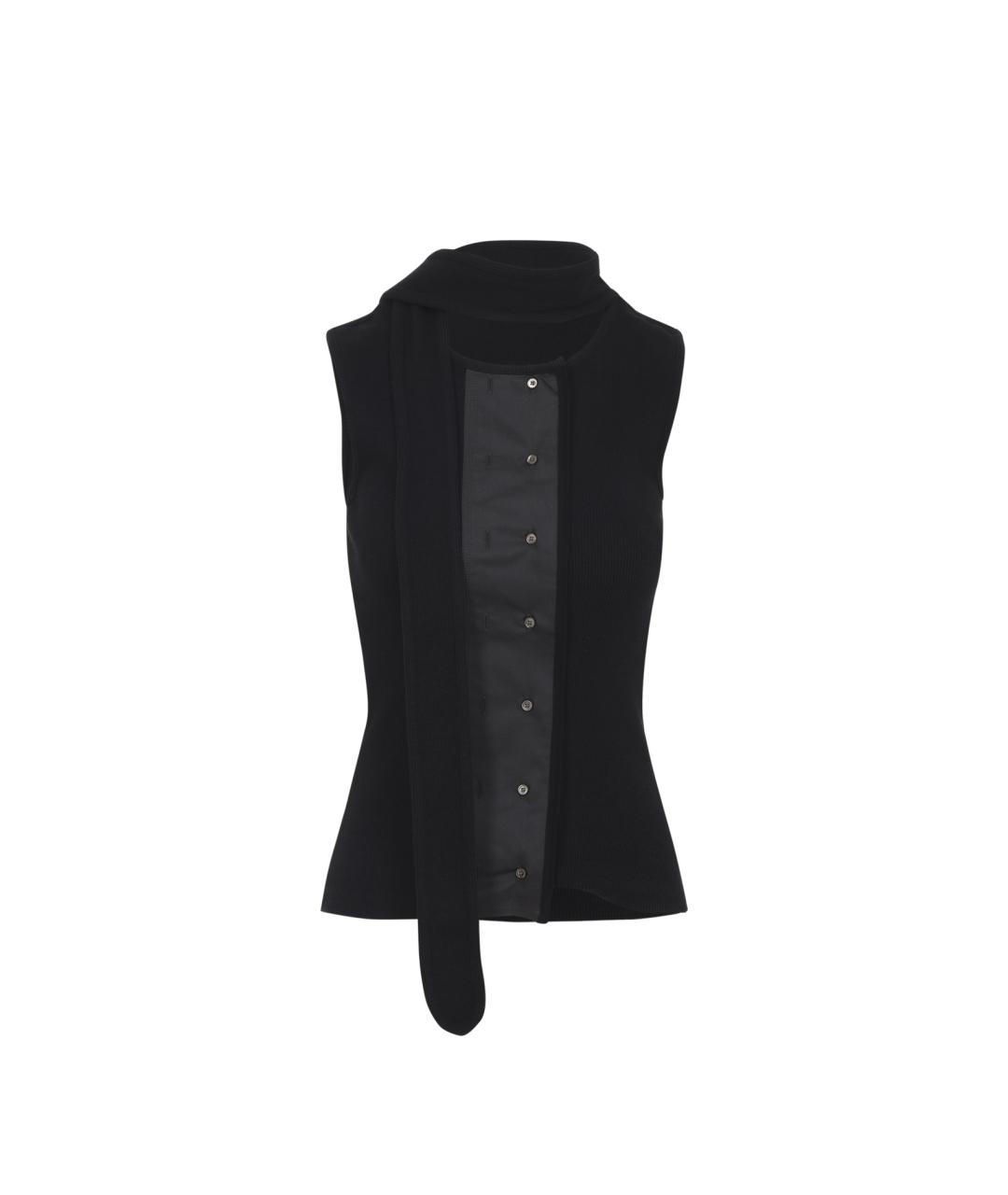 LEMAIRE Черная хлопковая блузы, фото 1