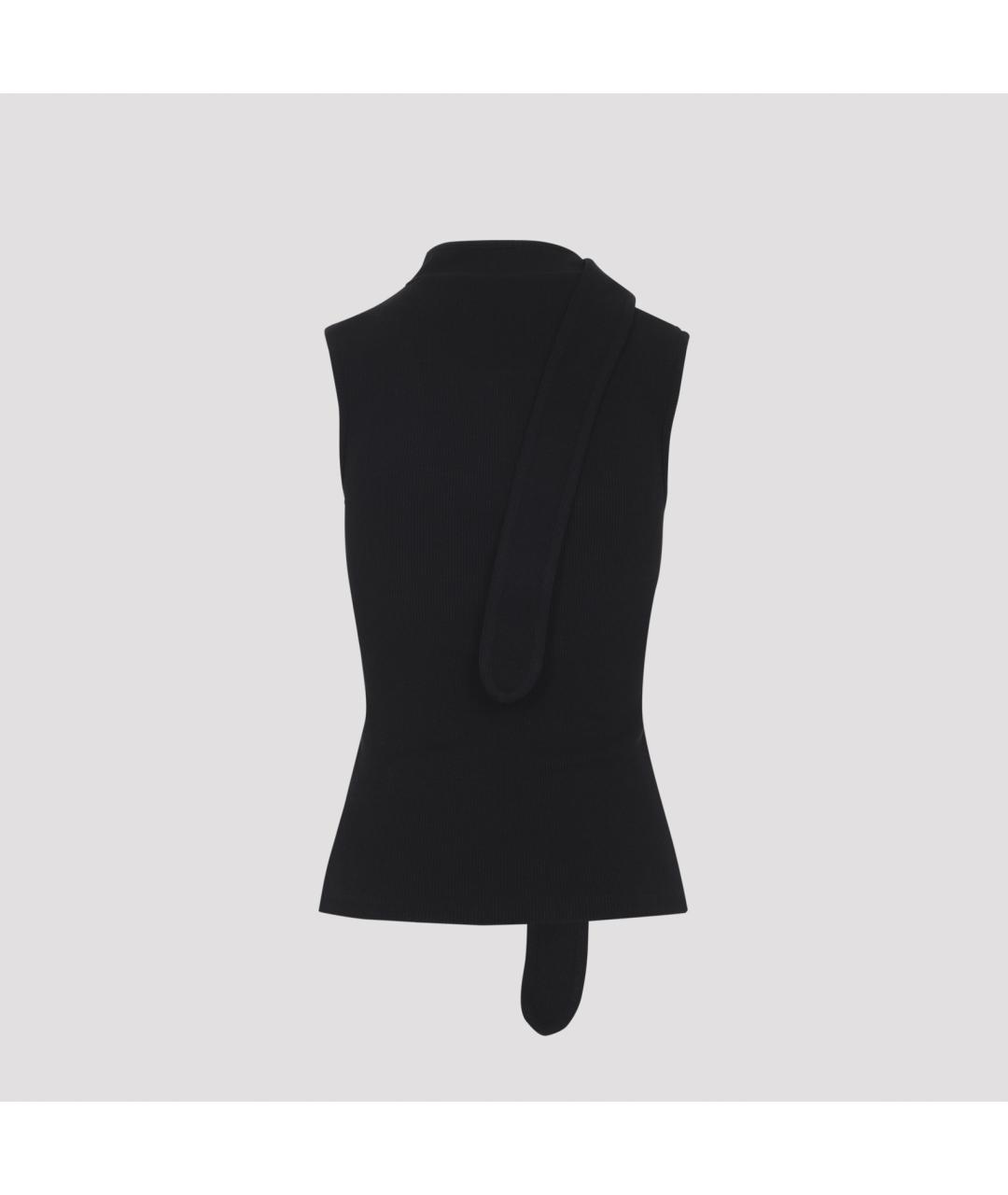 LEMAIRE Черная хлопковая блузы, фото 3