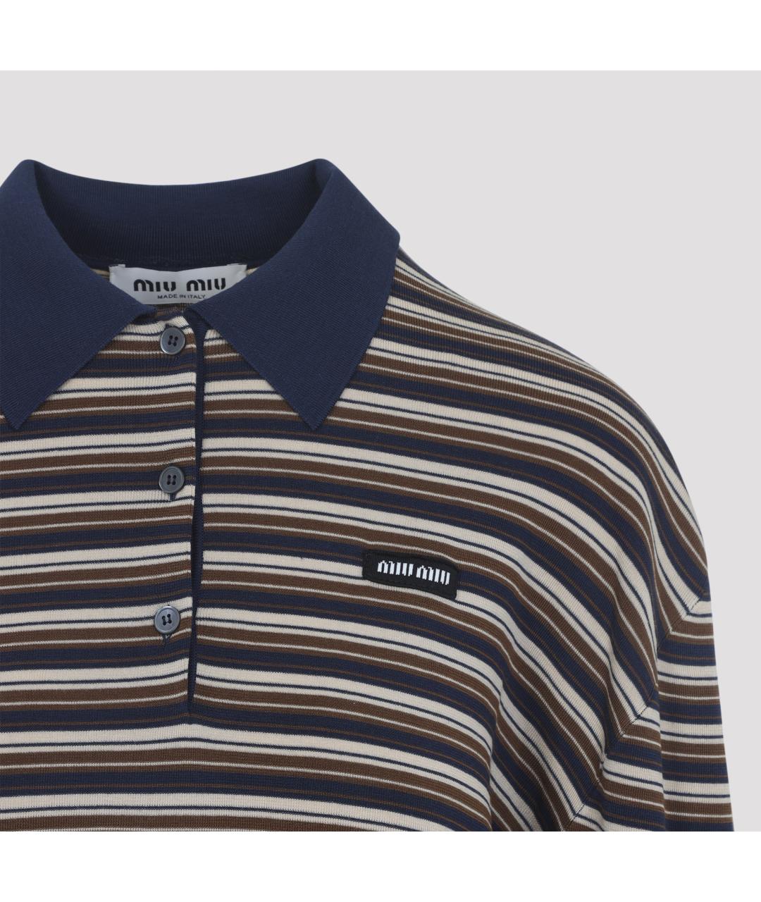 MIU MIU Мульти хлопковый джемпер / свитер, фото 5