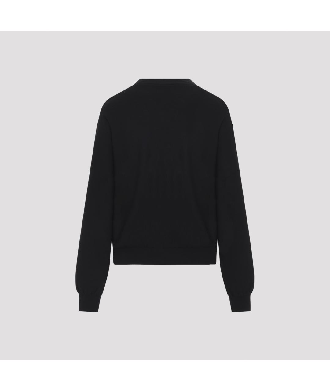 LEMAIRE Черный шерстяной кардиган, фото 4