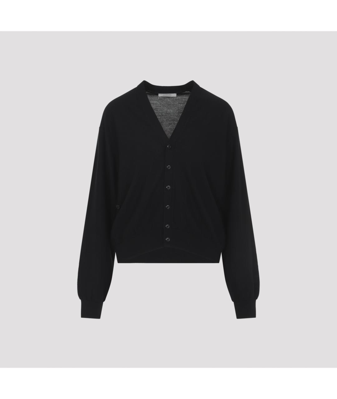 LEMAIRE Черный шерстяной кардиган, фото 2