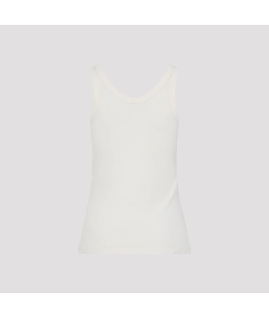 LEMAIRE Бежевая хлопковая майка, фото 3