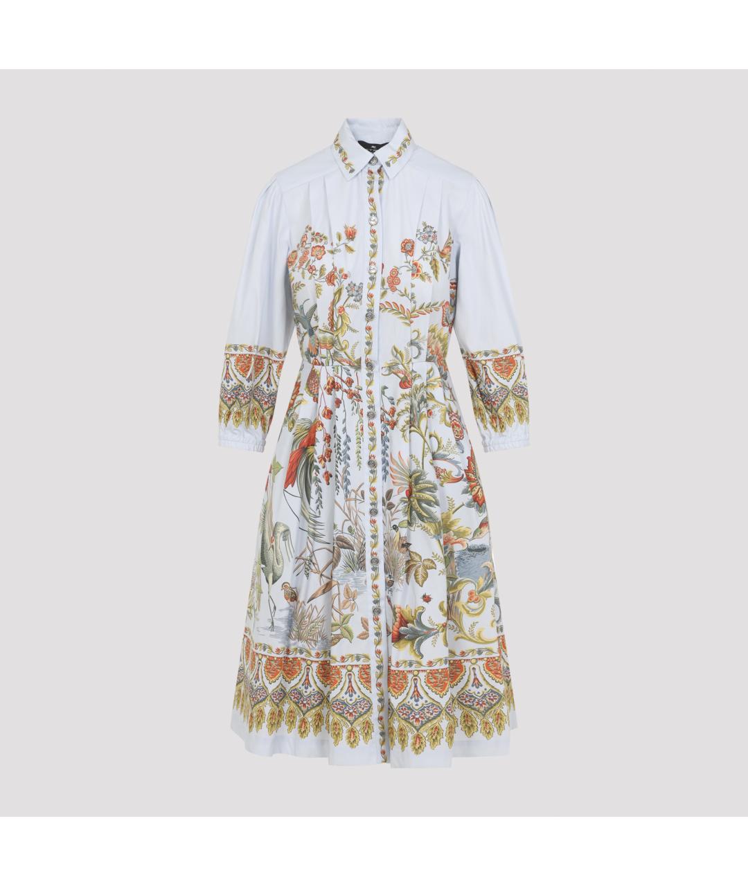 ETRO Мульти хлопковое платье, фото 2