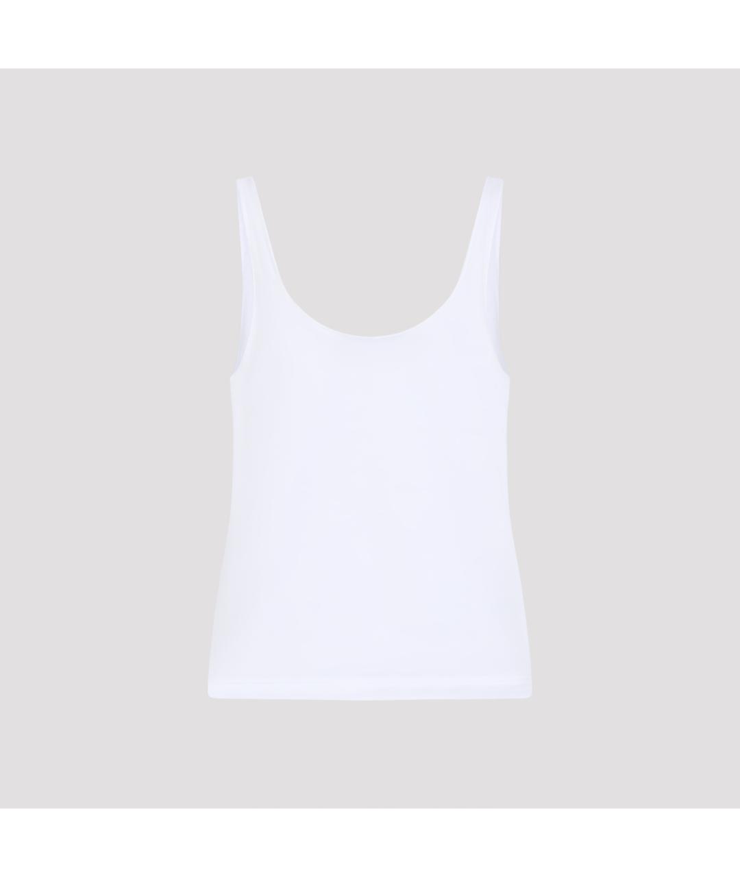 PRADA Белая хлопковая майка, фото 4