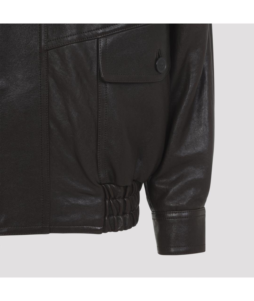 SAINT LAURENT Мульти кожаная куртка, фото 5