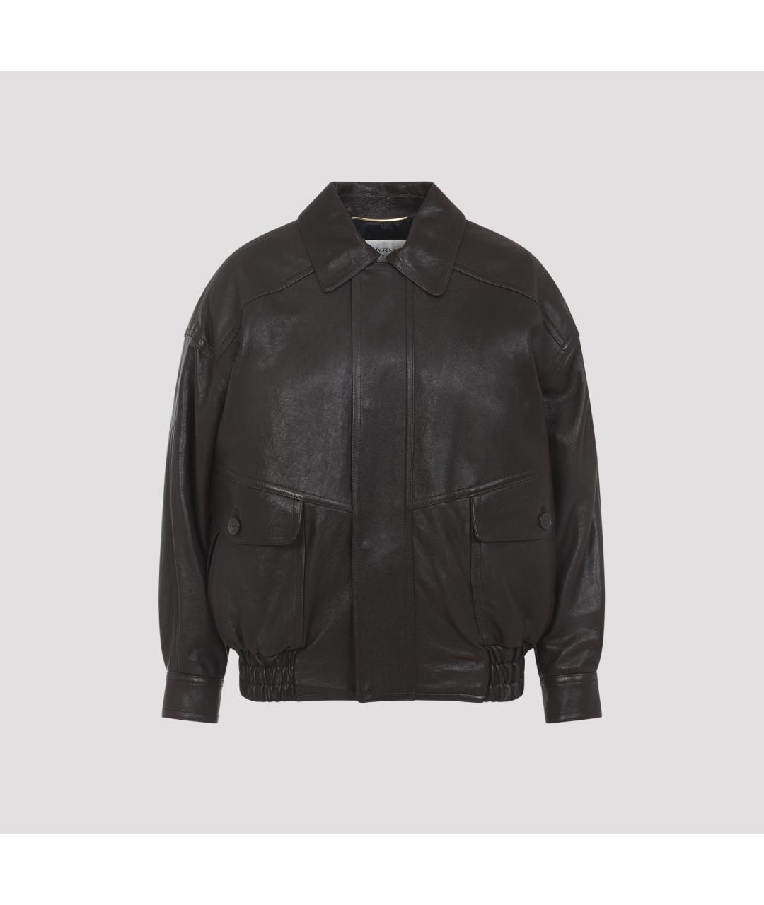 SAINT LAURENT Мульти кожаная куртка, фото 3