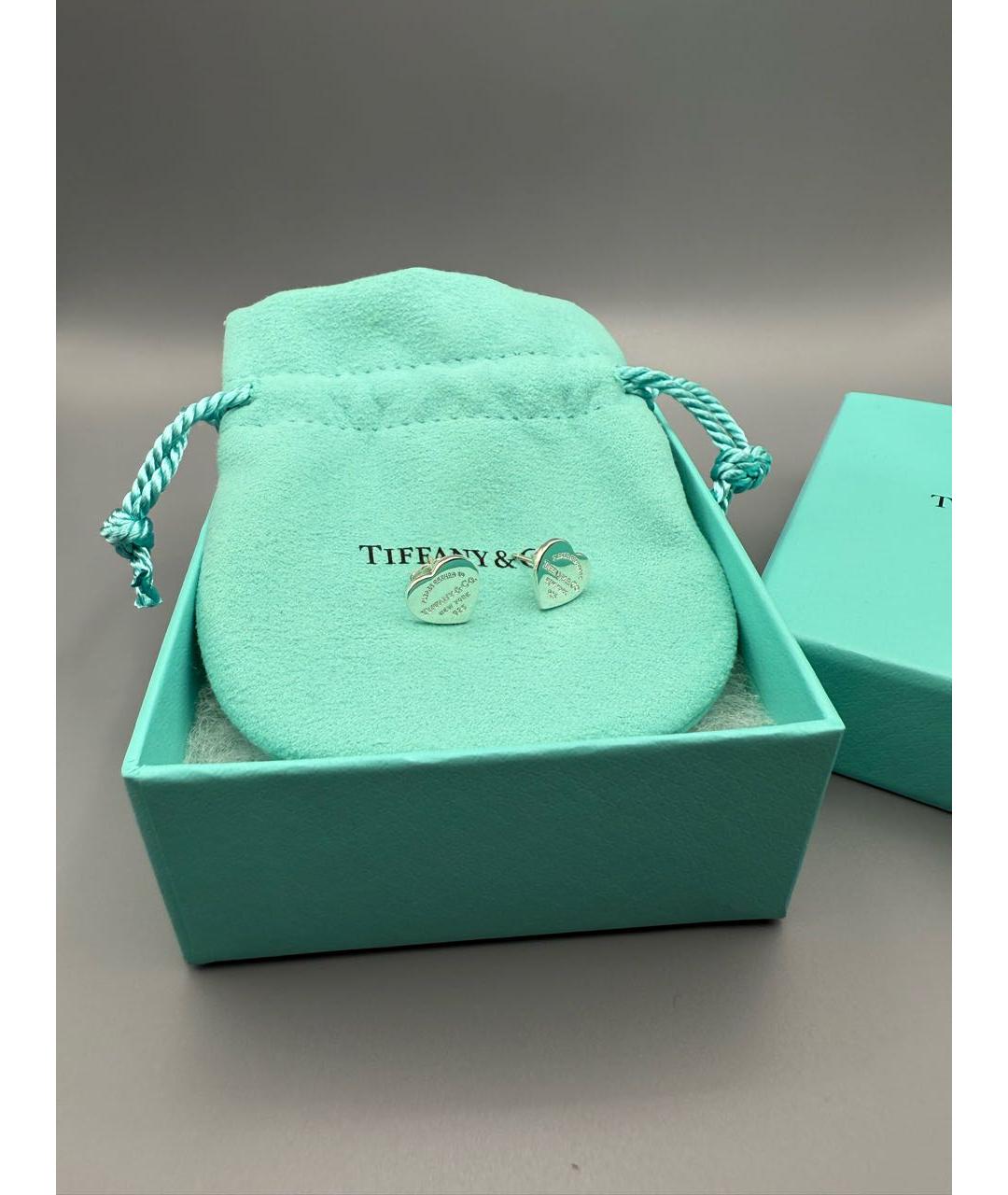 TIFFANY&CO Серебряные серебряные серьги, фото 5